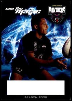 2008 Penrith Panthers Feel The Power, See The Magic #NNO Keith Peters Front
